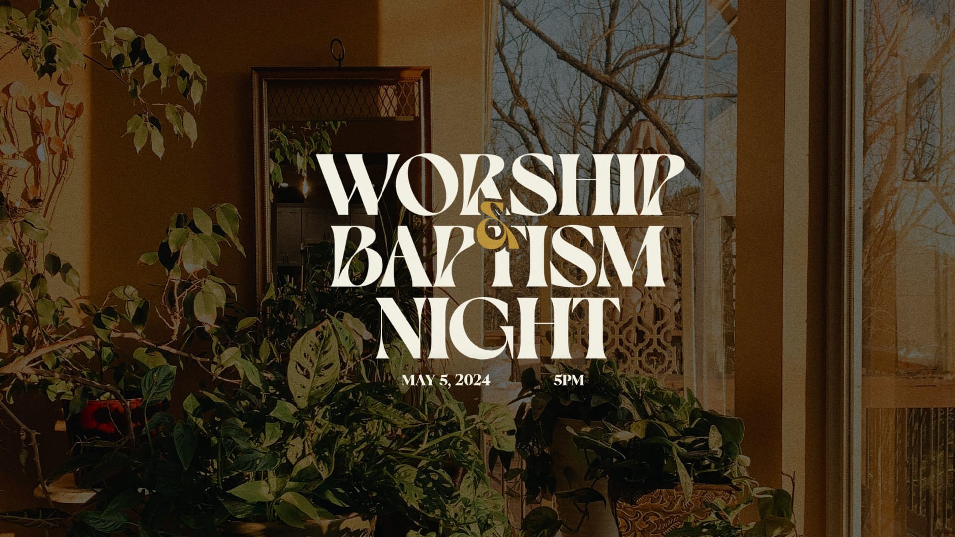 Worship & Baptism Night Picture